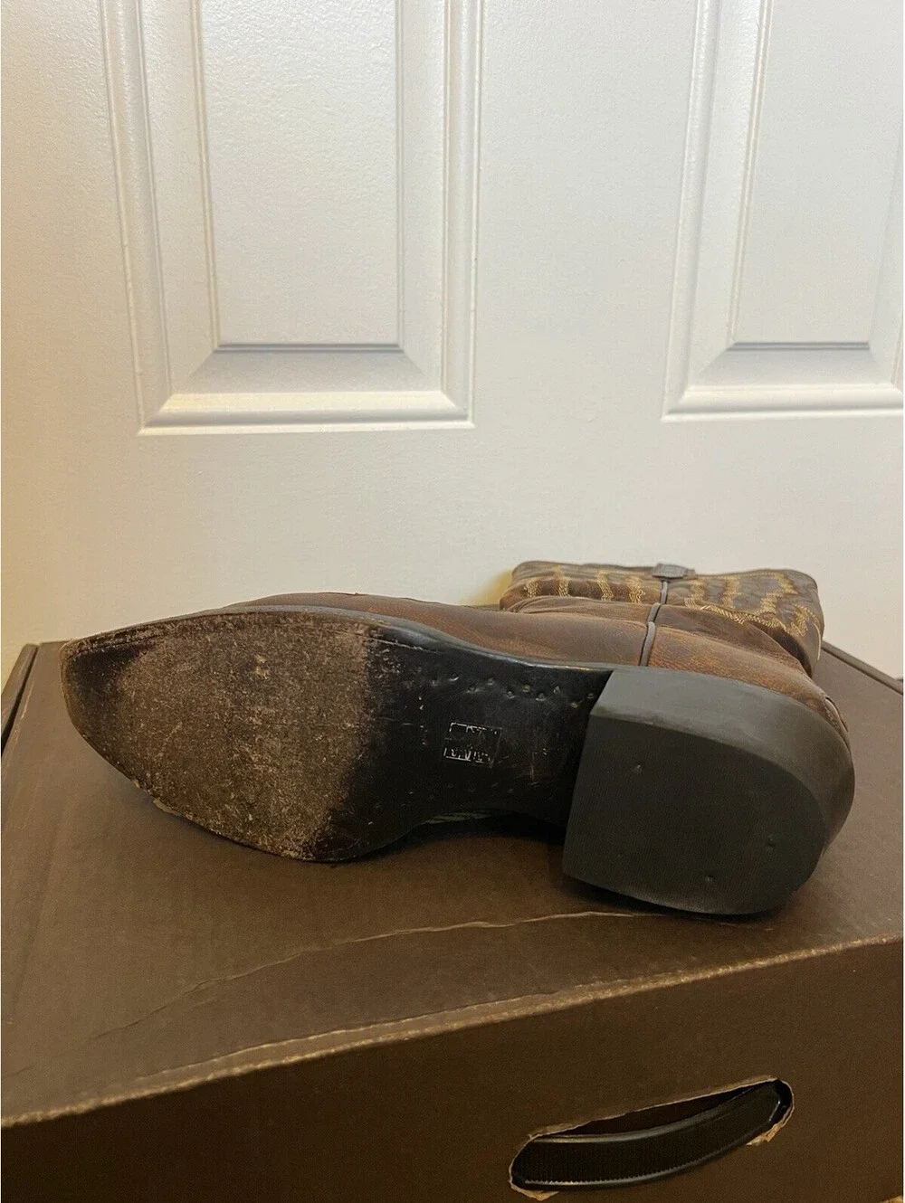 JB Dillon Cowboy brown Mens’ Boots USA size 10.5.